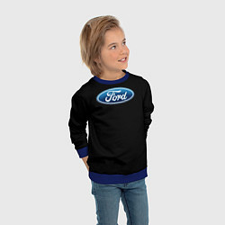 Свитшот детский Ford sport auto, цвет: 3D-синий — фото 2