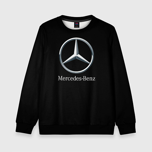 Детский свитшот Mercedes-benz sport auto / 3D-Черный – фото 1