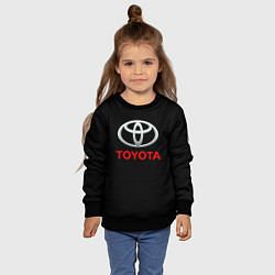Свитшот детский Toyota sport car, цвет: 3D-черный — фото 2