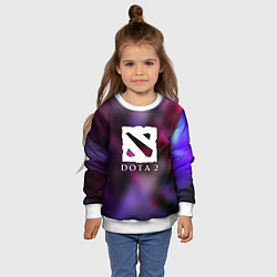 Свитшот детский Dota 2 valve, цвет: 3D-белый — фото 2