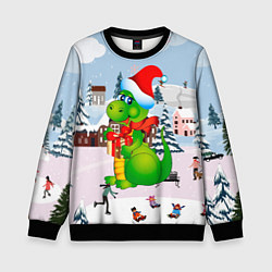 Детский свитшот Новогодний дракон