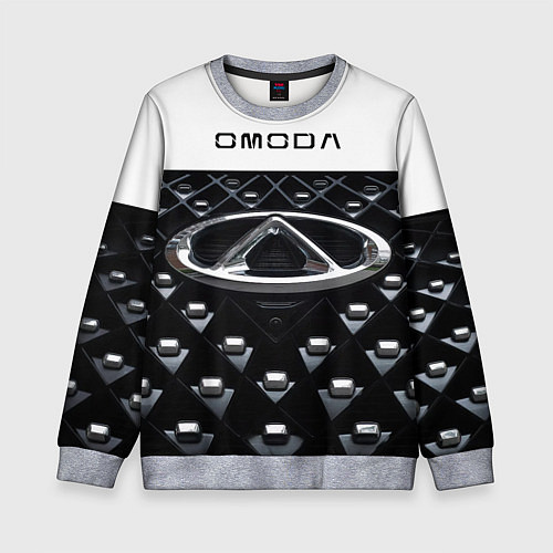 Детский свитшот Omoda омода / 3D-Меланж – фото 1