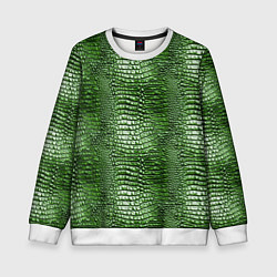 Детский свитшот Крокодилья кожа паттерн