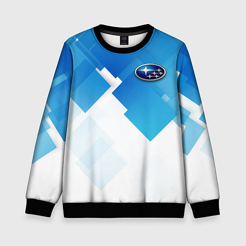 Детский свитшот Subaru art / 3D-Черный – фото 1