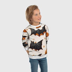 Свитшот детский Сладкий хеллоуин, цвет: 3D-белый — фото 2