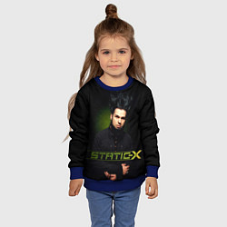 Свитшот детский Static - X, цвет: 3D-синий — фото 2