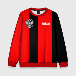 Детский свитшот Красный и черный - герб РФ