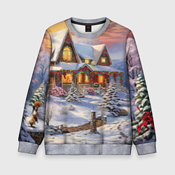 Детский свитшот Звездная полночь подарков