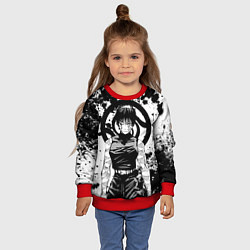 Свитшот детский Маки из клана Зенин - manga, цвет: 3D-красный — фото 2