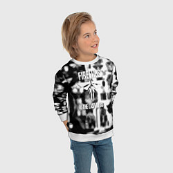 Свитшот детский The last of us логотипы, цвет: 3D-белый — фото 2