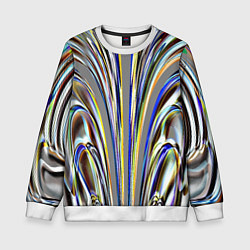 Детский свитшот Струйчатый перламутровый узор