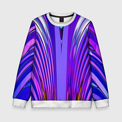 Детский свитшот Фиолетовые линии и полосы