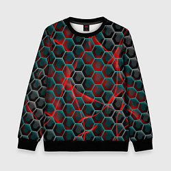 Детский свитшот Нано шестиугольник