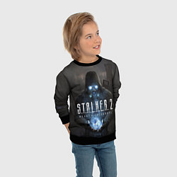 Свитшот детский STALKER 2 одиночка с артефактом, цвет: 3D-черный — фото 2