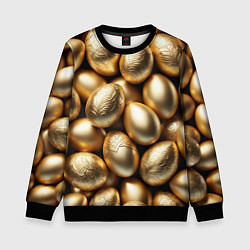 Детский свитшот Золотые Пасхальные яйца