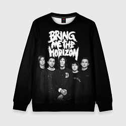 Свитшот детский Bring me the horizon - group, цвет: 3D-черный