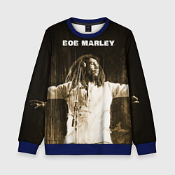 Детский свитшот Музыкант в стиле регги Боб Марли