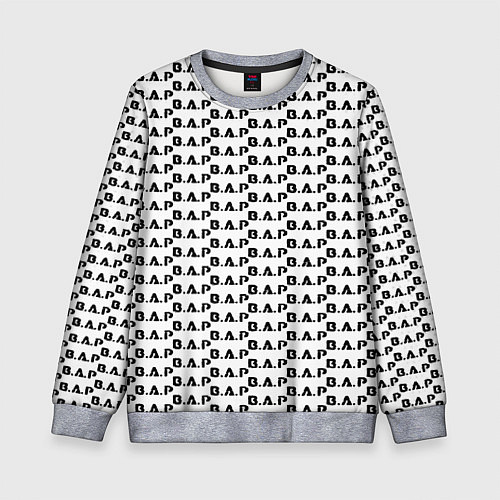Детский свитшот BAP kpop steel pattern / 3D-Меланж – фото 1