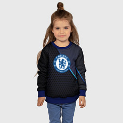 Свитшот детский Chelsea carbon sport, цвет: 3D-синий — фото 2