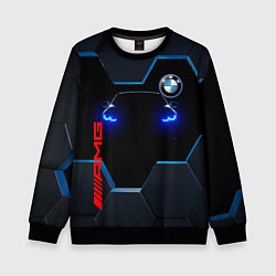 Свитшот детский Тень BMW, цвет: 3D-черный