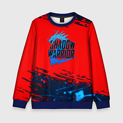 Свитшот детский Shadow Warrior actions game, цвет: 3D-синий