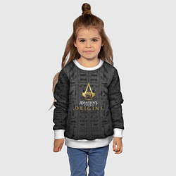 Свитшот детский Пески Египта Assassins creed, цвет: 3D-белый — фото 2