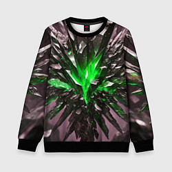 Детский свитшот Драгоценный камень зелёный