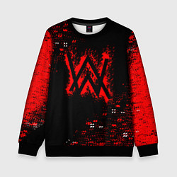 Свитшот детский Alan walker k-391, цвет: 3D-черный