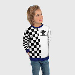 Свитшот детский Helldivers 2: Chess Logo, цвет: 3D-синий — фото 2