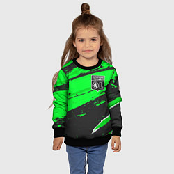 Свитшот детский Lyon sport green, цвет: 3D-черный — фото 2