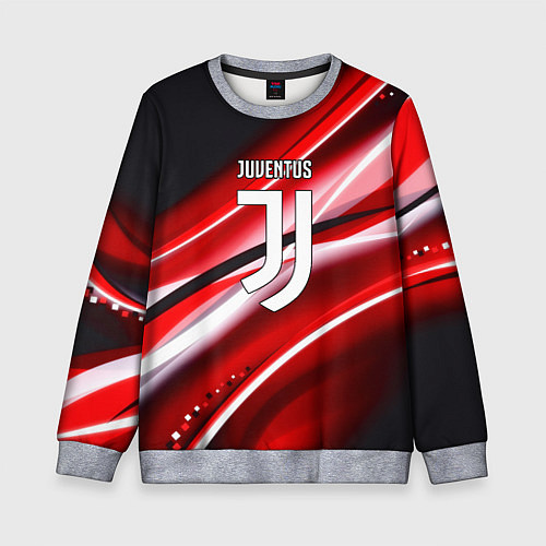 Детский свитшот Juventus geometry sport line / 3D-Меланж – фото 1