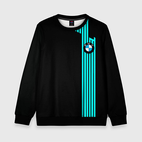 Детский свитшот BMW sport line geometry / 3D-Черный – фото 1