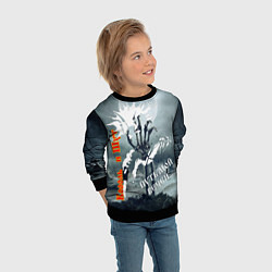 Свитшот детский Киш востание, цвет: 3D-черный — фото 2