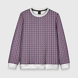 Детский свитшот Тёмно-красный полосы узоры