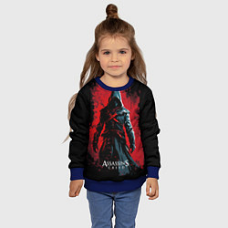 Свитшот детский Assassins creed выход из темноты, цвет: 3D-синий — фото 2