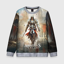 Свитшот детский Assassins creed poster game, цвет: 3D-меланж