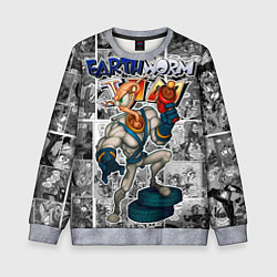 Свитшот детский Jim comix, цвет: 3D-меланж