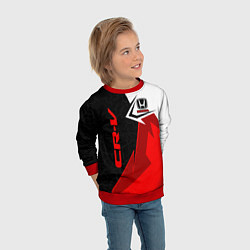 Свитшот детский Honda CR-V - sport uniform, цвет: 3D-красный — фото 2