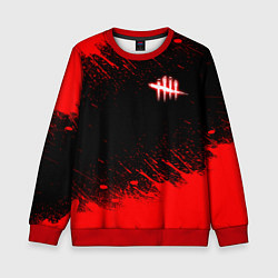 Детский свитшот Dead by daylight огненный