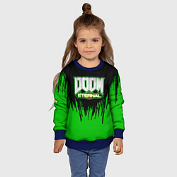 Свитшот детский Doom, цвет: 3D-синий — фото 2