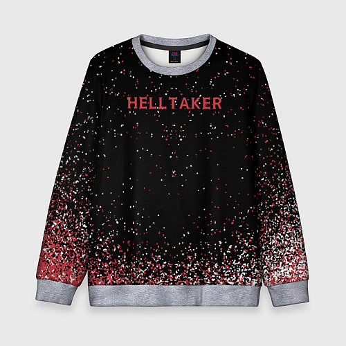 Детский свитшот Helltaker демоны / 3D-Меланж – фото 1