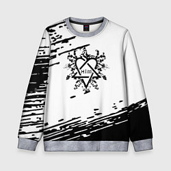 Свитшот детский Him метал, цвет: 3D-меланж