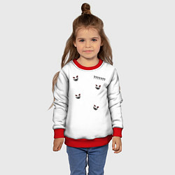 Свитшот детский Zxc vibe, цвет: 3D-красный — фото 2