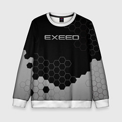 Свитшот детский Exceed, цвет: 3D-белый
