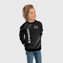 Свитшот детский Exeed sport metal, цвет: 3D-черный — фото 2