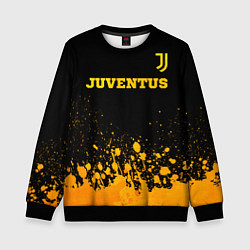 Свитшот детский Juventus - gold gradient посередине, цвет: 3D-черный
