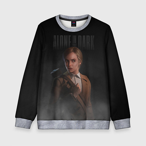 Детский свитшот Alone in the dark - Emily Hartwood / 3D-Меланж – фото 1