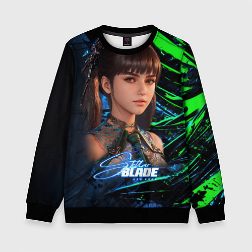 Детский свитшот Stellar Blade Ева / 3D-Черный – фото 1