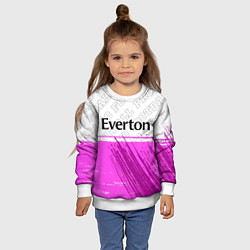 Свитшот детский Everton pro football посередине, цвет: 3D-белый — фото 2