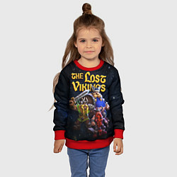 Свитшот детский The lost vikings - interplay, цвет: 3D-красный — фото 2